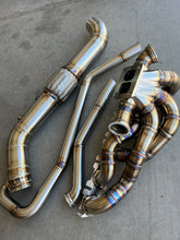 Load image into Gallery viewer, Archer Fabrications Billet Series 6 Port Twinscroll T4 Top Mount Exhaust Manifold Kit Toyota Supra 21+