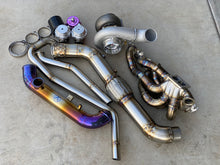 Load image into Gallery viewer, Archer Fabrications Billet Series 6 Port Twinscroll T4 Top Mount Exhaust Manifold Kit Toyota Supra 21+
