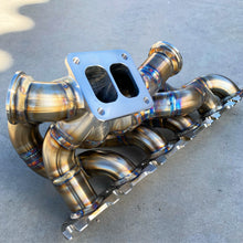 Load image into Gallery viewer, Archer Fabrications Billet Series 6 Port Twinscroll T4 Top Mount Exhaust Manifold Kit Toyota Supra 21+
